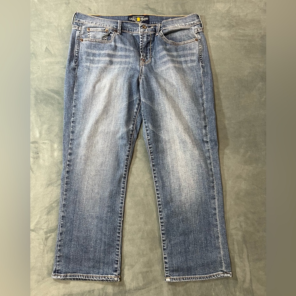 👖Lucky Brand “Sweet n Straight Crop” Capri, Size: 14/32 - Picture 2 of 12